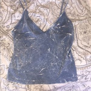 acid wash blue tank